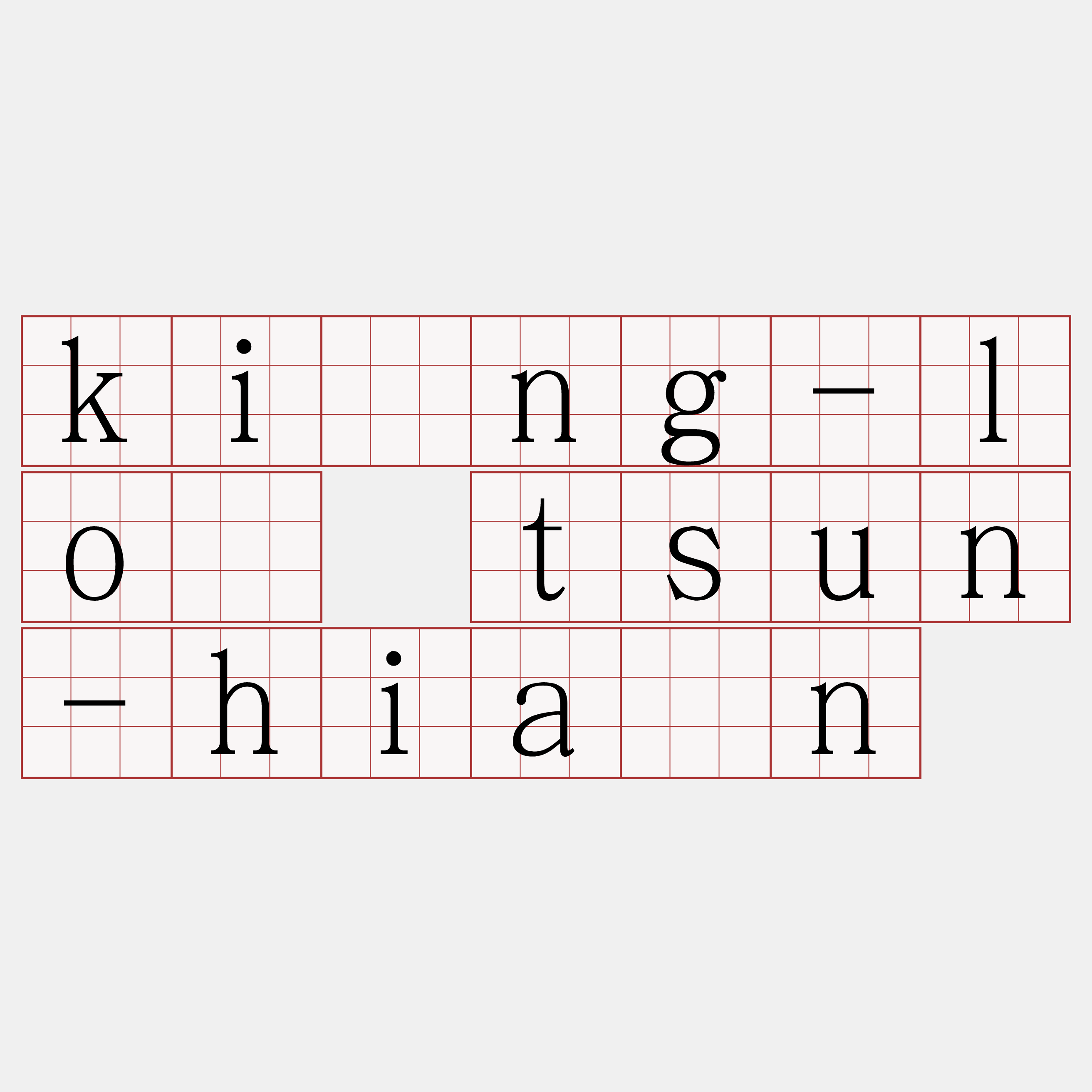 kìng-ló tsun-hiân